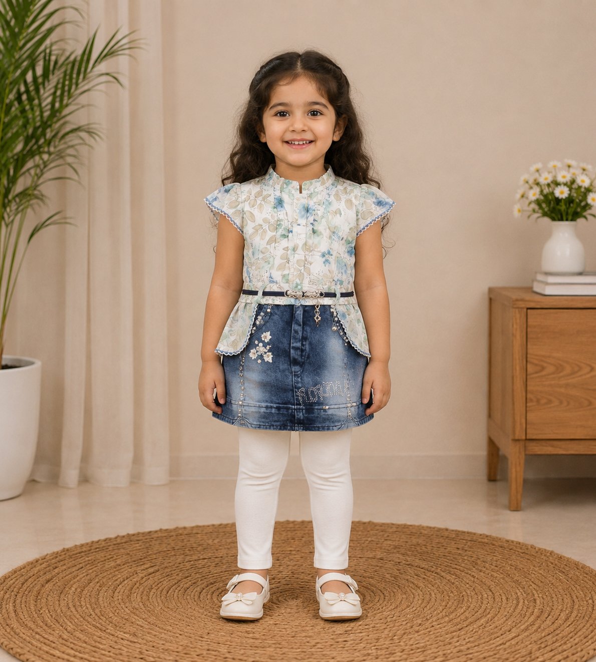 Kids hot pant set